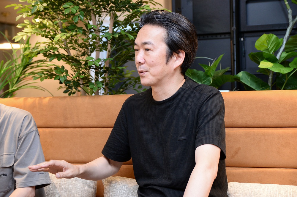 Interviewing Masato Kanno at Bandai Namco Studios
