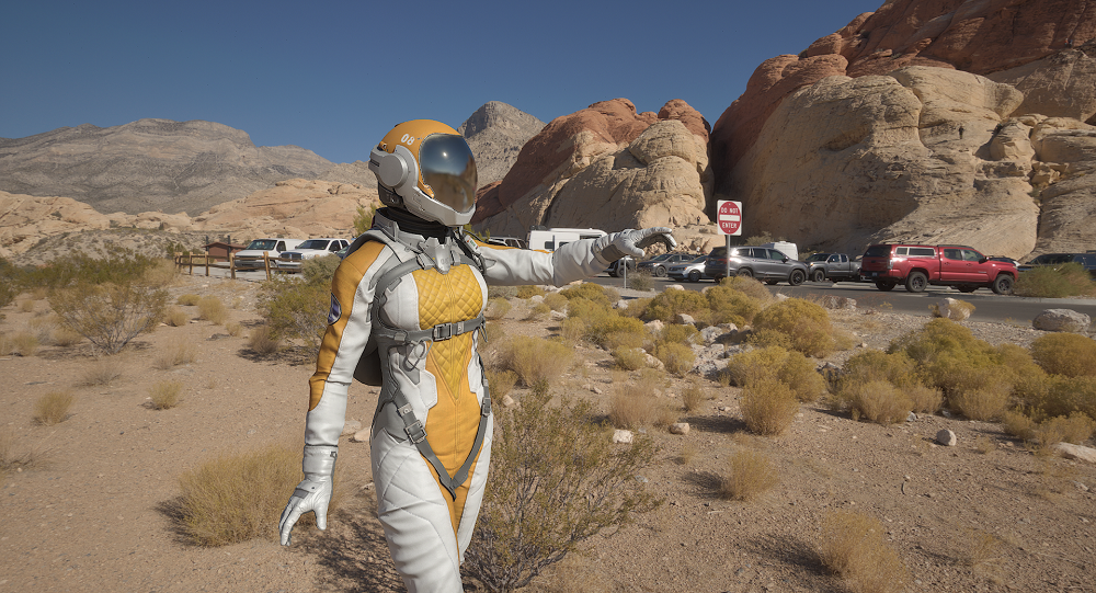 TrueHDRI-enabled lookdev environment on UE or Blender