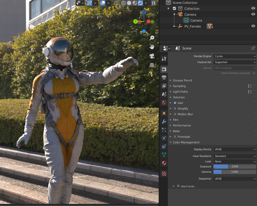 TrueHDRI-enabled lookdev environment on UE or Blender