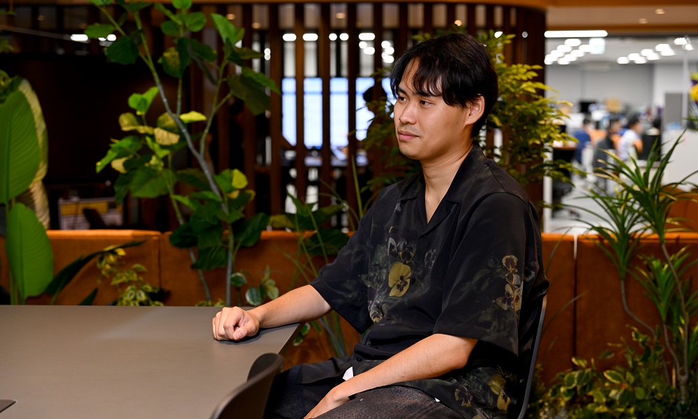 Yuta Takagi at the interview