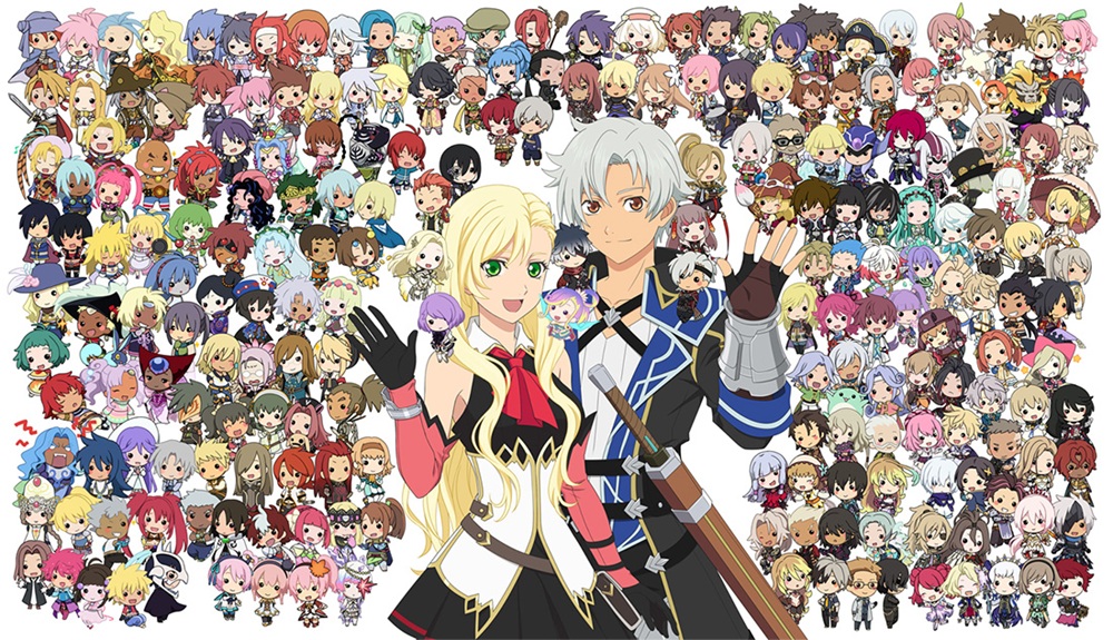 Characters of Tales of the Rays, developed by Bandai Namco Studios