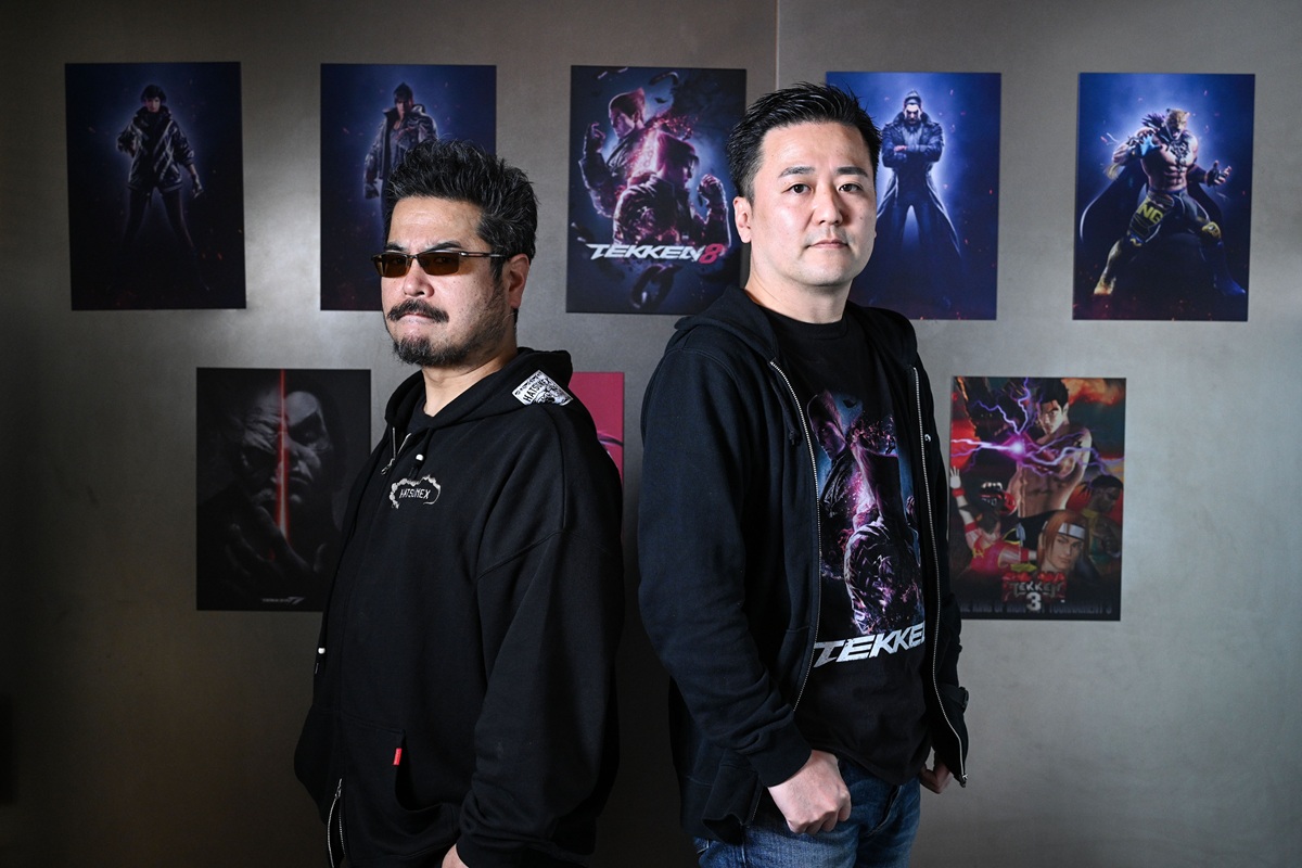 Katsuhiro Harada and Kohei Ikeda (Nakatsu) from Bandai Namco Studios