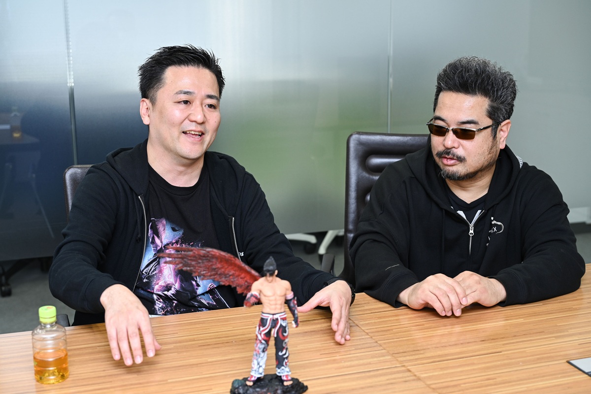 Katsuhiro Harada and Kohei Ikeda (Nakatsu) from Bandai Namco Studios