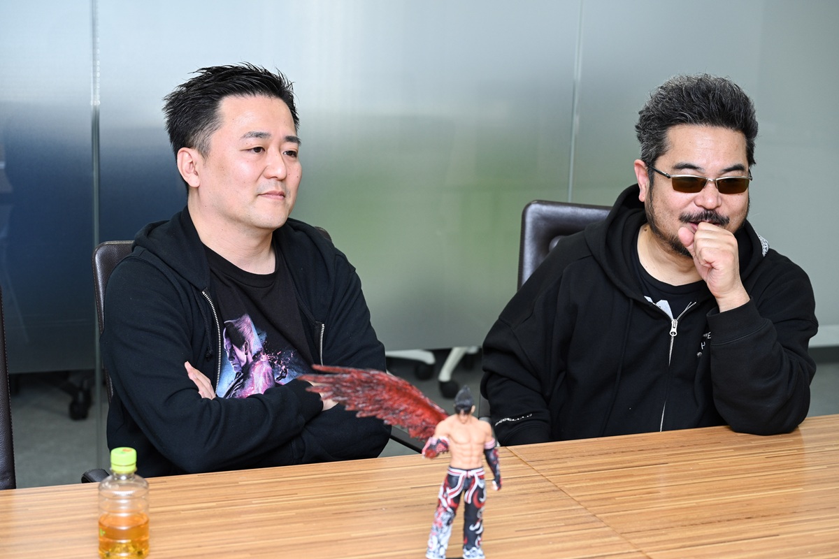 Katsuhiro Harada and Kohei Ikeda (Nakatsu) from Bandai Namco Studios