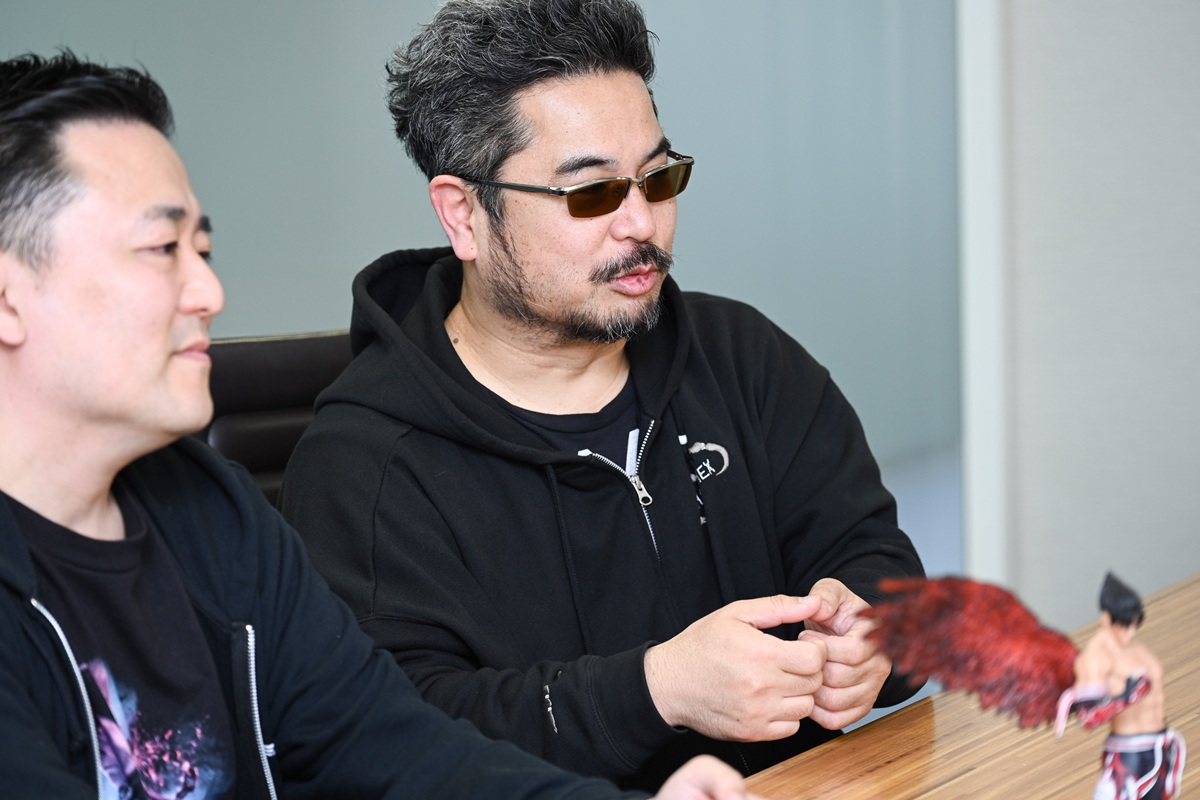 Katsuhiro Harada and Kohei Ikeda (Nakatsu) from Bandai Namco Studios