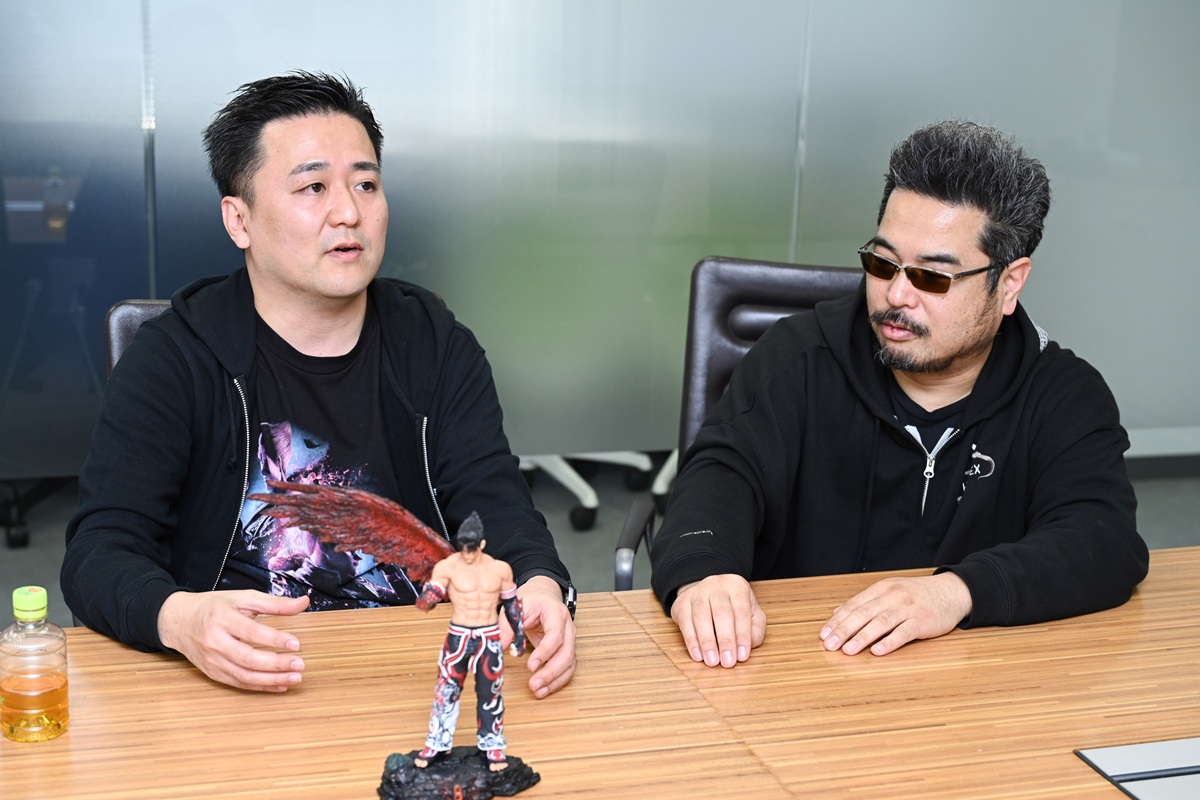 Katsuhiro Harada and Kohei Ikeda (Nakatsu) from Bandai Namco Studios