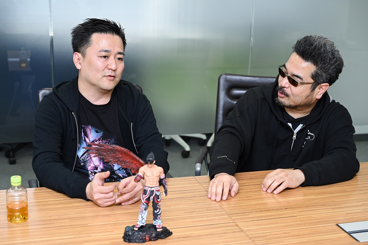 Katsuhiro Harada and Kohei Ikeda (Nakatsu) from Bandai Namco Studios