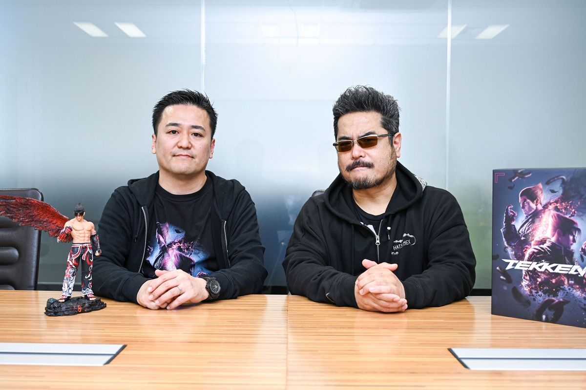 Katsuhiro Harada and Kohei Ikeda (Nakatsu) from Bandai Namco Studios