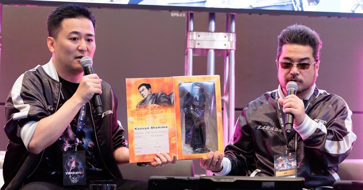 Katsuhiro Harada and Kohei Ikeda (Nakatsu) from Bandai Namco Studios