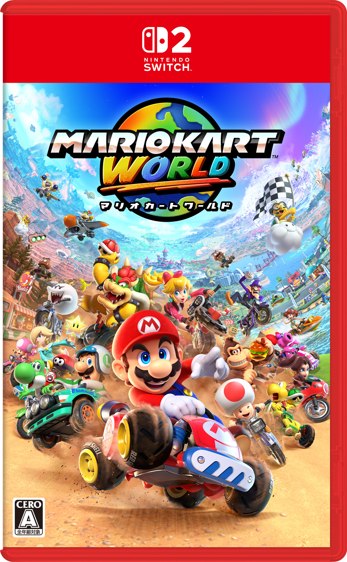 Illustration de Mario Kart World