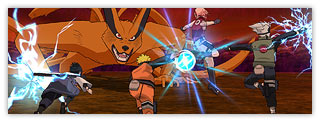 「NARUTO X BORUTO 忍者BORUTAGE」プレイ画面