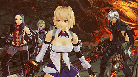 「GOD EATER（ゴッドイーター）」プレイ画面