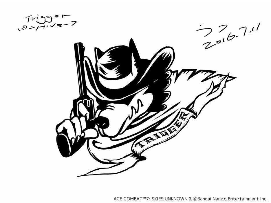 『エースコンバット7 スカイズ・アンノウン』トリガーのエンブレムデザイン