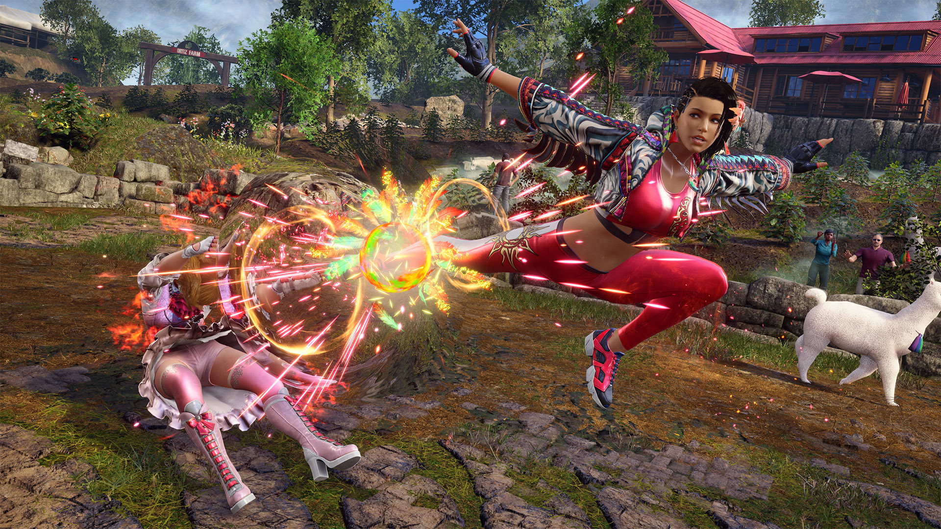 鉄拳(TEKKEN)8のキャラクターアズセナのプレイ画面(Azucena)