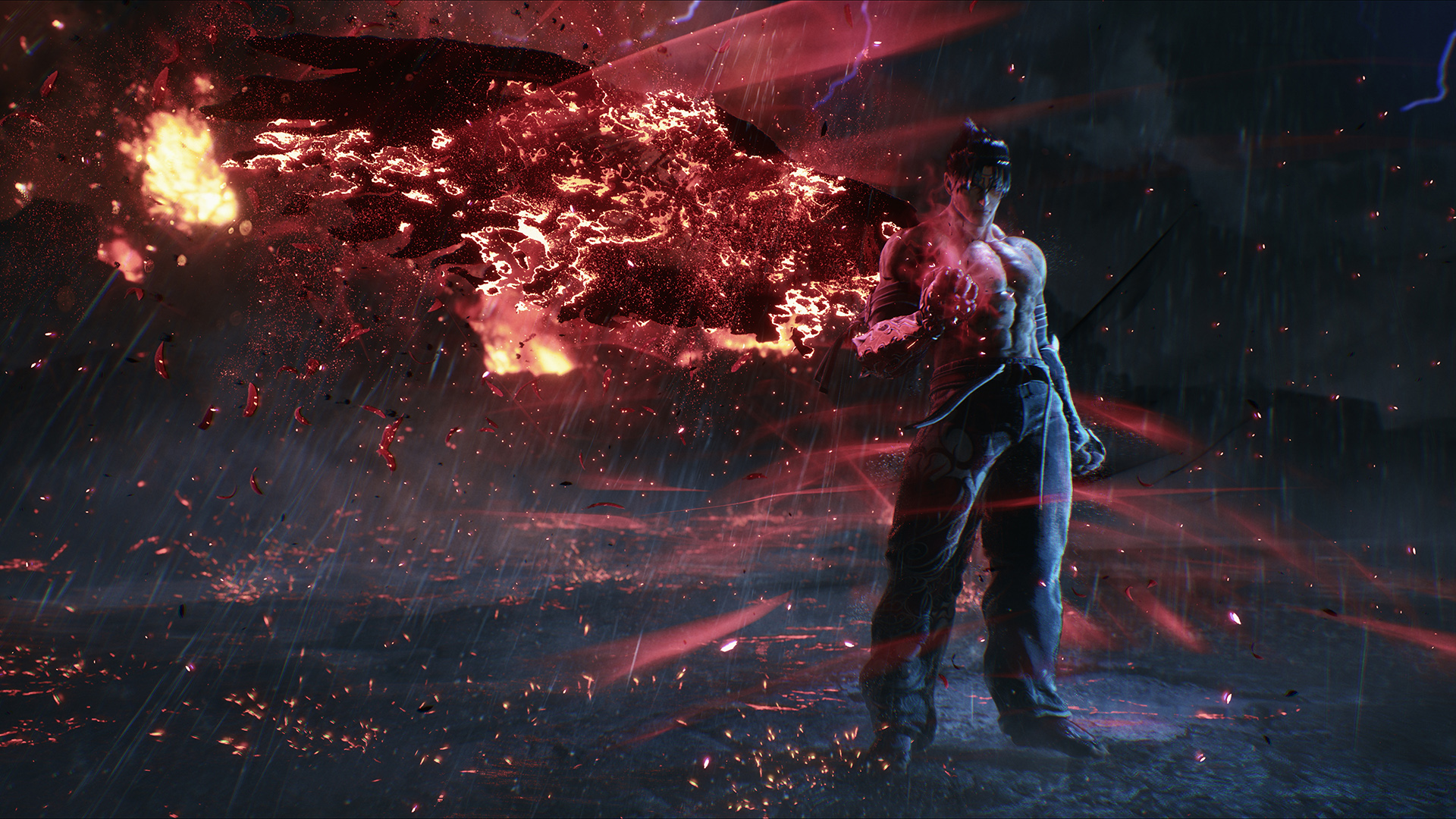 鉄拳(TEKKEN)8のキャラクター風間 仁のプレイ画面(Jin Kazama)