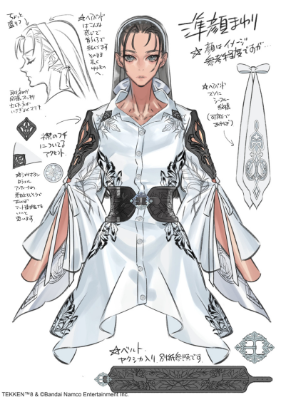 鉄拳(TEKKEN)8のキャラクター風間 準の設定画(synopsis)(Jun Kazama)