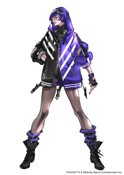 鉄拳(TEKKEN)8のキャラクター麗奈の設定画(synopsis)(Reina)