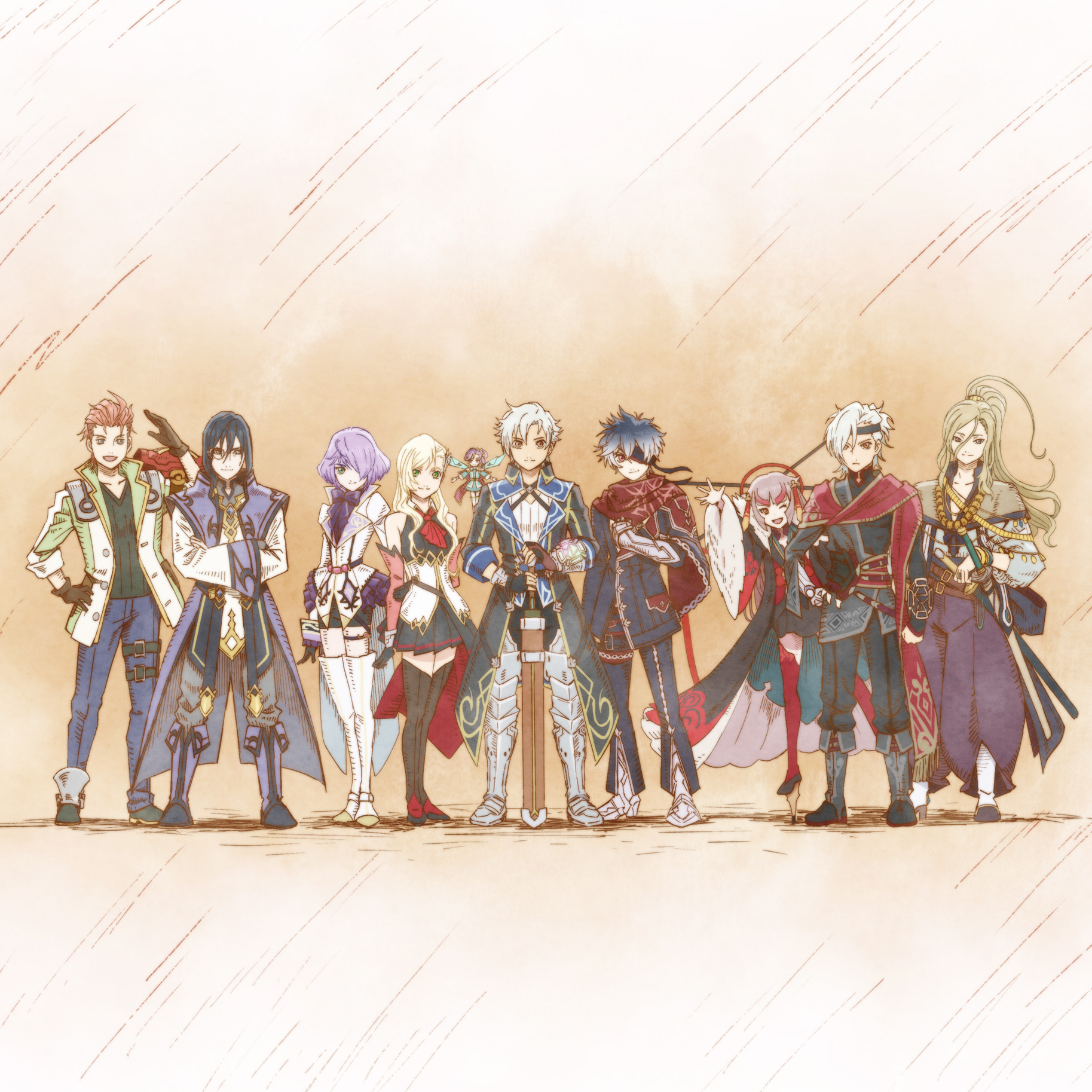 TALES OF THE RAYS（テイルズ オブ ザ レイズ）フィナーレ集合イラスト②