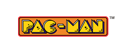 「PAC-MAN」のタイトルロゴ